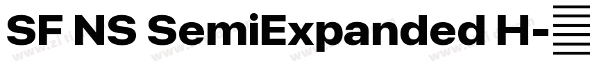 SF NS SemiExpanded H字体转换 SF NS SemiExpanded H字体转换
